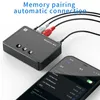 Altavoces NFC Bluetooth 5.0 Receptor de audio Aplicación y control Ir 3,5 mm Aux Rca Estéreo Adaptador inalámbrico automático para altavoz Transmisor de audio para automóvil