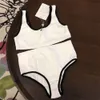 Channel Bikini Designer Badkläder Kvinnors badkläder Western Style Sticked High-End Young Black White Sports Swimsuit