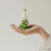 Candles Christmas Tree Shaped Candle Handmade Fragrance Candle Cedar Xmas Party Home Table Decoration Atmosphere Supplies 9.4cm