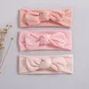 Acessórios de cabelo bebê menina orelha bandana para nascidos hairbands elástico cor sólida macio nylon bandanas crianças meninas