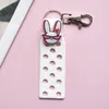 Wholesal PVC Muti Color DIY Child Kids Clog Charms Holes Keychain Key Pad Pendant Widget Wristbands Silicone for Bags Decorations