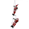 Christmas Decorations Santa Claus Climbing Ladder Doll Tree Hanging Decoration Indoor Door Wall Pendant Year Gifts Drop Delivery Home Otrar