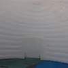 10m diameter wholesale Popular oxford cloth white inflatable igloo dome tent with blower for service equipment