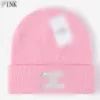 Outdoor Stripe Autumn Candy Color Winter Beanie Cycling Solid Letter Skull Cap 5268522