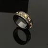 Hot fashion brand Designer Rings for women Design Shiny Bee rings Black ceramic/White ceramic rings party wedding Band Rings jewelry