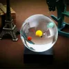 Crafts Crystal Glass Decor System Solar System Otto Oggetti Cristalli creativi Quarzo Cristalli Sphere Ornamenti per scrivania Nautica