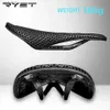 Bike Saddles RYET 3D Printed Bike Carbon Saddle 140mm 143mm Super Light Road MTB Racing Saddles Bicycle Seat Cushion Cycling Seating PartsL240108