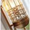 Wall Lamps Artistic Bedroom High-end Retro Bedside Crystal Lamp Gold Fashion Copper Light Luxury Stair Led Sconces Designer