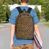 Zaino Zaini con stampa leopardata Zaino per adolescenti Borse da scuola per bambini alla moda Zaino per laptop Borsa a tracolla di grande capacità