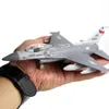 1 641 100 échelle F-16J15 modèle d'avion en alliage moulé sous pression modèle d'avion pour enfants adultes-environ 22x15x6 cm 240108