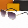 Lunettes de soleil de styliste pour hommes, monture à la mode, en acier inoxydable, verre de soleil, lunettes de plage, Adumbral, 6 couleurs