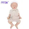 Ivita WB1528 43CM 2508G 100% Silikonowa Doll Baby Full Body Realistyczne miękkie zabawki dziecięce z smoczkiem dla dzieci Prezent 240106