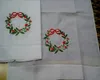 Fashion Unisex Handkerchiefs 12PCS/Lot 14x22White Linen Vintage Holiday Handkerchief Embroidered Floral Hankies For Ocns 240108
