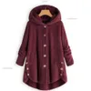 2024 Vrouwen Bontjassen Woolblends Herfst Winterjas Vrouwen Warme Teddybeer Wollen Jas Vrouwelijke Pluche Plus Size M-4XL