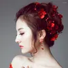 Haarspangen für Damen und Mädchen, Blumen-Fake-Perlen-Stirnband, Ranke, Kopfschmuck, Hochzeit