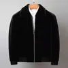 Marten пальто мужские норковые цельнонорковые Haining искусственный мех мужское пальто зимняя норковая бархатная куртка 240106