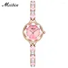 Montres-bracelets Design Crystal Dames Montre-bracelet Mode Femmes Robe Haute Qualité Horloge Casual Étanche Femme 2024