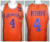 Sibenka Retro Kroatien Yugoslawien Dracken Petrovic #4 Basketball -Trikot -Herren genähte Custom Number Name Trikots