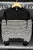 Sweaters Men's Men's Sweaters 2024 Men Cashmere Sweater Autumn and Winter Soft Warm Stripe Contrast Color Pullover Male Round Neck Knitted D32