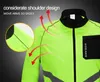 Rowerowe koszulki Zestawy Wosawe Refleksyjne rowerowe wiatrówki Mężczyźni MTB Bike Moto Płaszcz Windproof Cam Cycling Ubrania Jerseyl240108