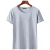 Shirts 6 teile/los T Shirts Männer Frauen Baumwolle Sommer Kurzarm Feste Männliche Weibliche Ausgestattet T-shirts Top Tees Oneck Plus Größe t-shirt Muls