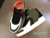 Top Luxury Men B-Skate Sneaker Scarpe High Top Pelle scamosciata Suola in pelle Sport all'aria aperta Vendita all'ingrosso da uomo