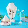 Pendant Necklaces Colorful Butterfly Charms Acrylic Pendants With Sequin & Alloy For Jewelry Making Earrings Bracelets DIY