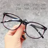 Lunettes de soleil Vintage Cat Eye Oval Frame Myopia Lunettes Bureau Ordinateur Gaming Radiation Blocage Femmes Filles Hommes Myopes Lunettes