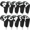 Golf iron head cover Iron head cover Wedge cover 4-9 ASPX 10pcs Exquisite golf equipment 240108