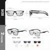 Sunglasses Lioumo Top Quality Photochromic Polarized Sunglasses for Men Women Carbon Fiber Frame Square Glasses Uv400 Lentes De Sol Hombre