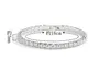 Pulsera de tenis real de 2-6,5 mm para mujer, regalo de Navidad, 100% Plata de Ley 925 chapada en platino, joyería de boda 240106