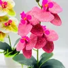 Decorative Flowers Fake Phalaenopsis Bonsai Christmas Plastic For Living Room Home Table Bathroom Bedroom Office Shelf Farmhouse