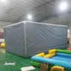 wholesale Custom sport tent inflatable golf simulator airtight PVC cage booth sealed tube projection screen moive house with sticker oxford wall/pump on