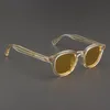 Sunglasses Johnny Depp Sunglasses Man Lemtosh Polarized Sun Glasses Woman Brand Vintage Yellow Acetate Frame Night Vision Goggles