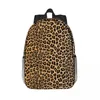 Zaino Zaini con stampa leopardata Zaino per adolescenti Borse da scuola per bambini alla moda Zaino per laptop Borsa a tracolla di grande capacità