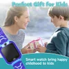 Uhren Kinder Smart Watch SOS Telefon Foto Wasserdicht Sim Karte Taschenlampe Standort Stimme Geschenk Für Jungen und Mädchen Smartwatch Für Kinder