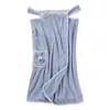 Handdoek Coral Fleece Badjas Microvezel Hoog absorberend verdikt Zacht Comfort Bad Volwassenen Dames Badkamer Douchehanddoeken