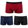 5 Stück viel Baumwolle Herren Shorts Lose Calecon Pour Homme Herren Boxer Langes Bein Solide Farben Herren Boxer Unterwäsche Hosen Atmungsaktiv S 240108