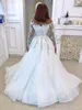 2024 Robes de mariée sexy africaines robes nuptiales sur les écarts de linge appliques en dente