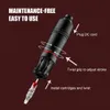 Professional Tattoo Machine Set Rotary Tattoo Pen Kit With Cartridges Needles Tattoo Gun Power Supply Complete Tattoo Kit 240108