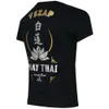 VSZAP Mma Thai Boxe Loto Bianco Oro Sier Multi Gym Fighter Arti Marziali Jujitsu Training T-shirt Fiess Uomo