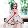 38cm bjd人形のギフトガール20可動継手diy人形diy diy diy diy diy handmade dress beauty toys children 240108