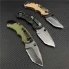 Knife Shuffle II 8750 Manuel Mini Couteau de chasse pliant Blackwash Tanto Plain Edge 8Cr13Mov Blade Wilderness Couteaux de survie tactiques