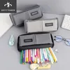 Trousse à crayons en toile étendue, étui d'école de grande capacité, sac pour garçon, stylo Simple, papeterie pour étudiants, grand