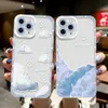 Capas de telefone celular Capa protetora de lente para iPhone 14 Pro Capas iPhone 11 12 13 14 Pro Max Plus Mini X XR XS 7 8 SE 2022 2020 Soft TPU Clear CoverL240105