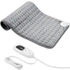 Couvertures Tapis chauffant pour pieds, arrêt automatique, thérapie thermique, feuille électro portable, détachable, lavable pour les douleurs dorsales, soulage les muscles