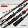 1,65 m 1,8 m M Power Spinning Casting Carbon Faser/FRP Angelrute Mit Abschnitt EVA Komfortable Grip Locken stange Für Snakehead Bass 240108