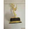 Nouveau style à collectionner 28 cm National Emmy Awards Trophée en métal Réplique en alliage de zinc Prix Drop Livraison Sports de plein air Athlétique extérieur Dhmzr