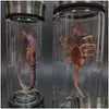 Objets décoratifs Figurines Alien Glow Jar Xenomorph Specimen Faceher Embryo Glass Movie Prop Home Decor Bureau Artisanat Scpture Drop Dhyh4