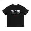 Designer modekläder tsihrts skjortor Trapstar Limited Gradient Kort ärm Tshirt Street Loose Cotton Casual Round Neck Summer Rock Hi